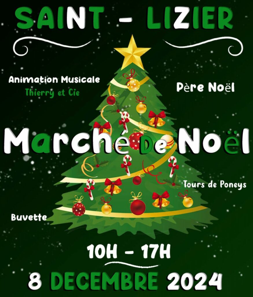 Dimanche 8 décembre 2024 : Marché de Noël à Saint-Lizier (09)